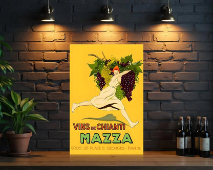 Vins de Chianti Mazza Metal Tabela