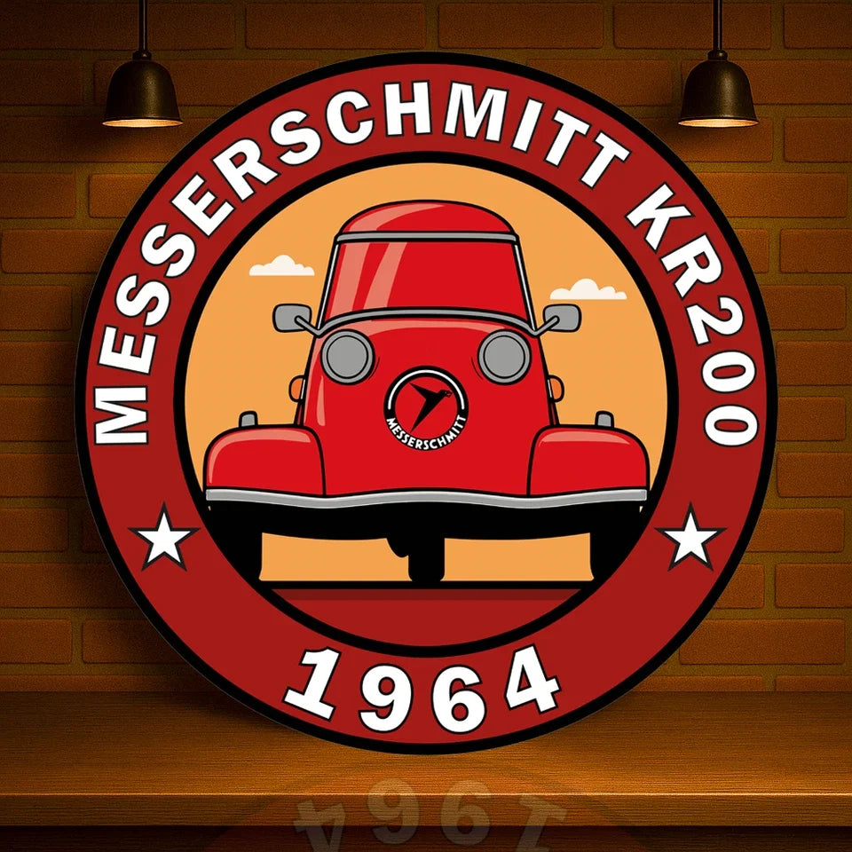 MESSERSCHMITT KR200 (1964) The Microcar Marvel Metal Tabela