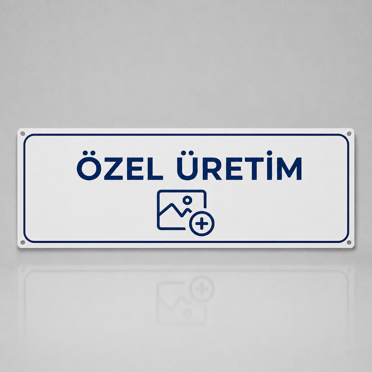 Kişiye Özel Büyük Boy Dikdörtgen Tabela