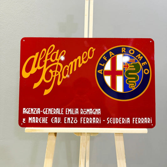 Alfa Romeo Emilia Romagna Metal Tabela