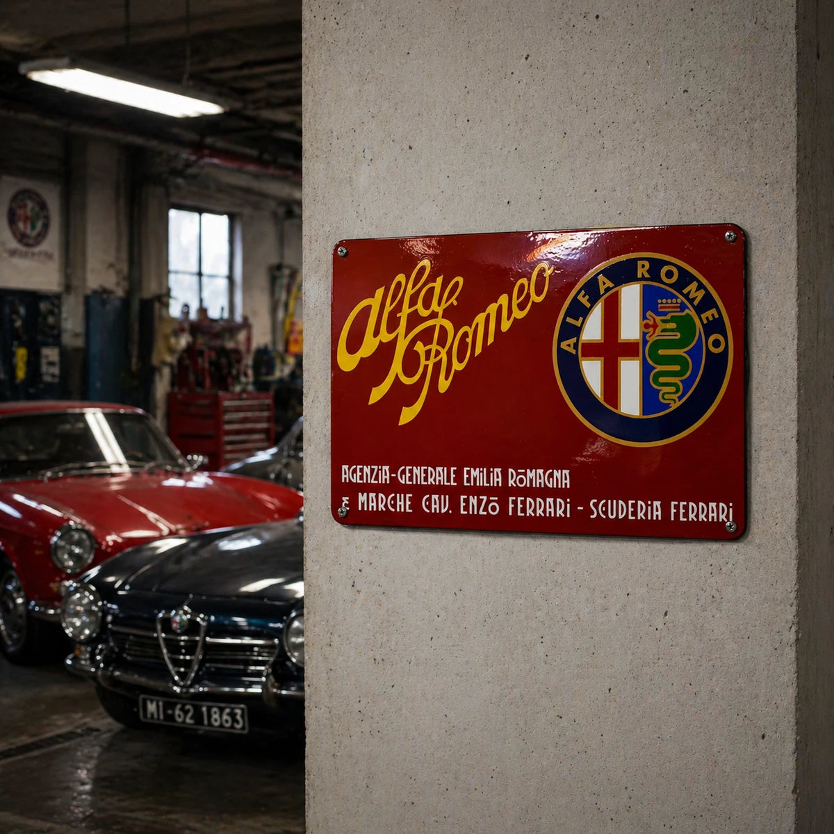 Alfa Romeo Emilia Romagna Metal Tabela