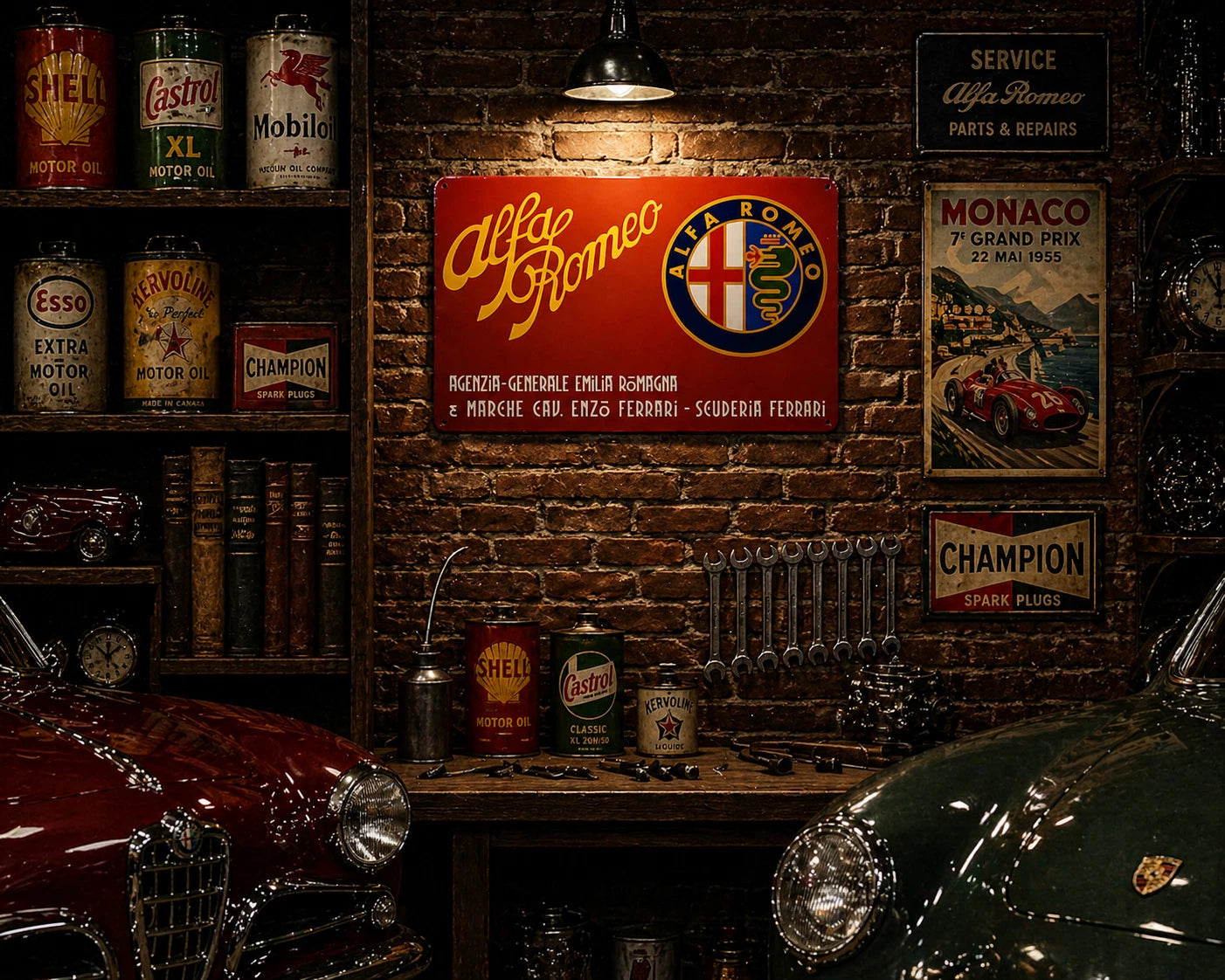 Alfa Romeo Emilia Romagna Metal Tabela