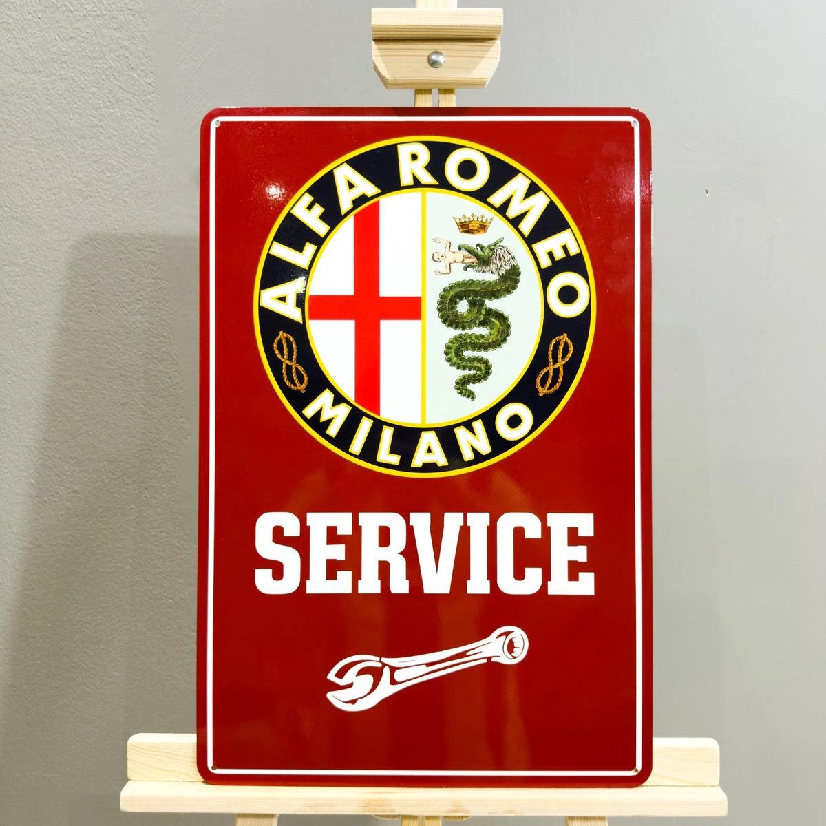 Alfa Romeo Milano Service Metal Tabela