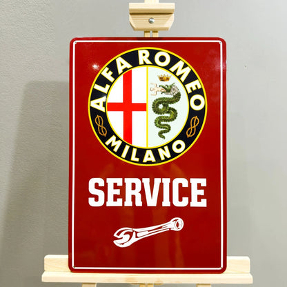 Alfa Romeo Milano Service Metal Tabela
