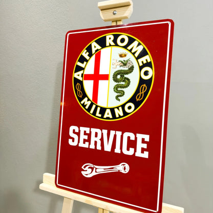 Alfa Romeo Milano Service Metal Tabela