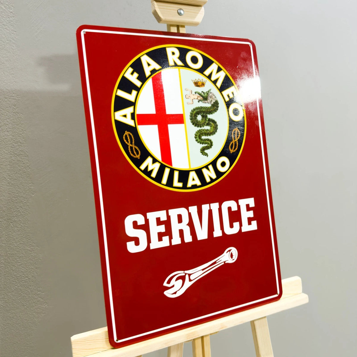 Alfa Romeo Milano Service Metal Tabela