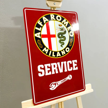 Alfa Romeo Milano Service Metal Tabela