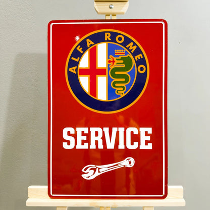 Alfa Romeo Service Metal Tabela