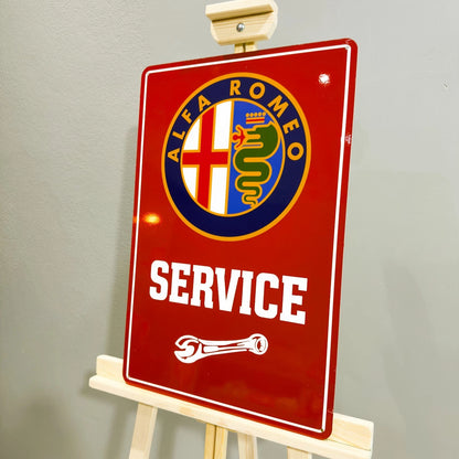 Alfa Romeo Service Metal Tabela