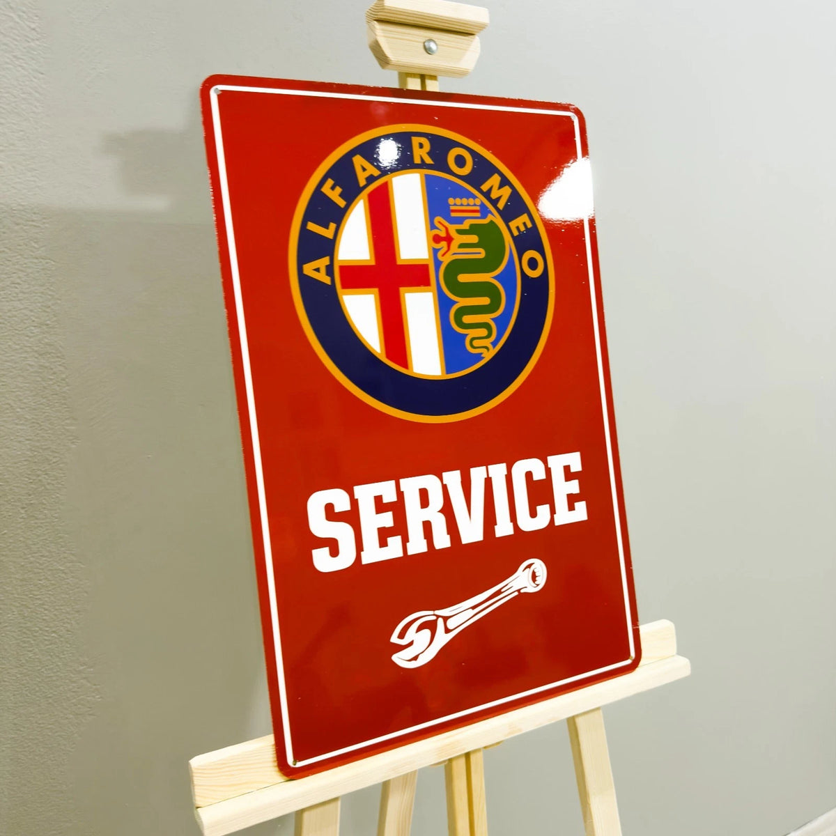 Alfa Romeo Service Metal Tabela
