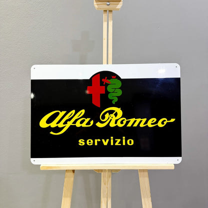 Alfa Romeo Servizio Metal Tabela