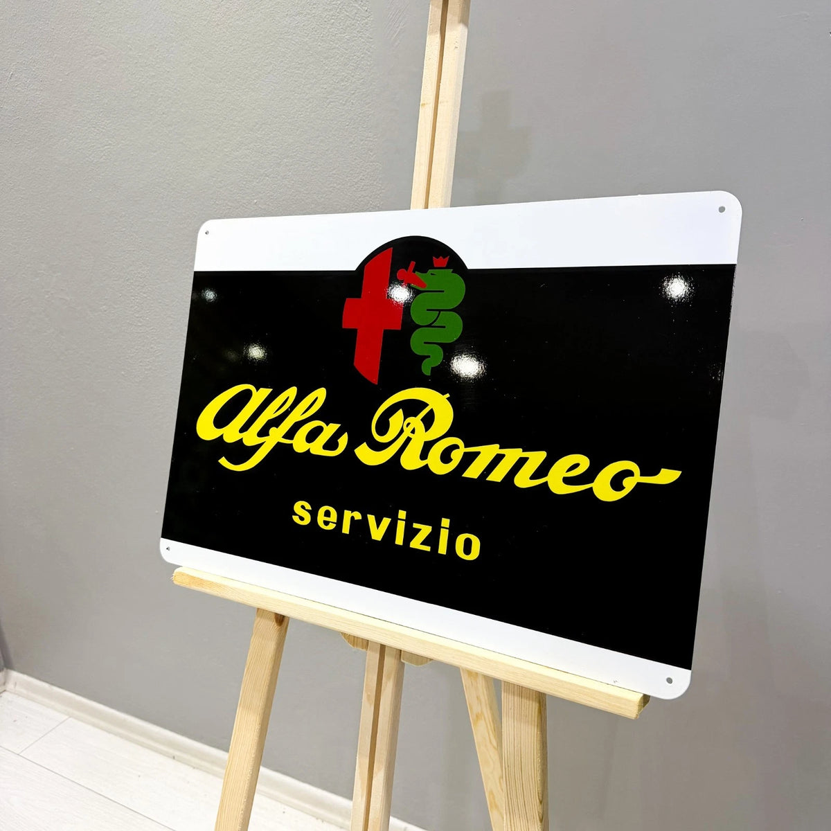 Alfa Romeo Servizio Metal Tabela
