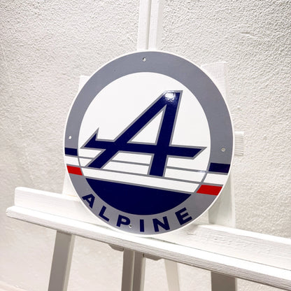 Alpine Renault A Logo - Racing - 11.8 Metal Tabela