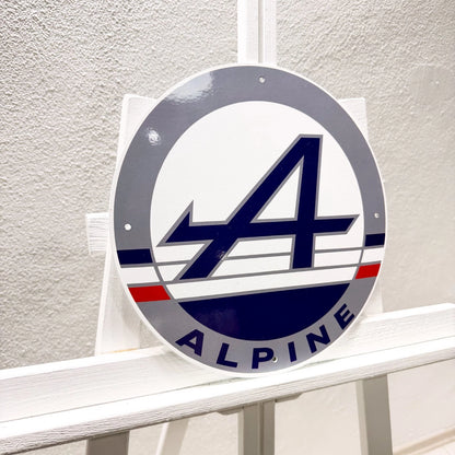 Alpine Renault A Logo - Racing - 11.8 Metal Tabela