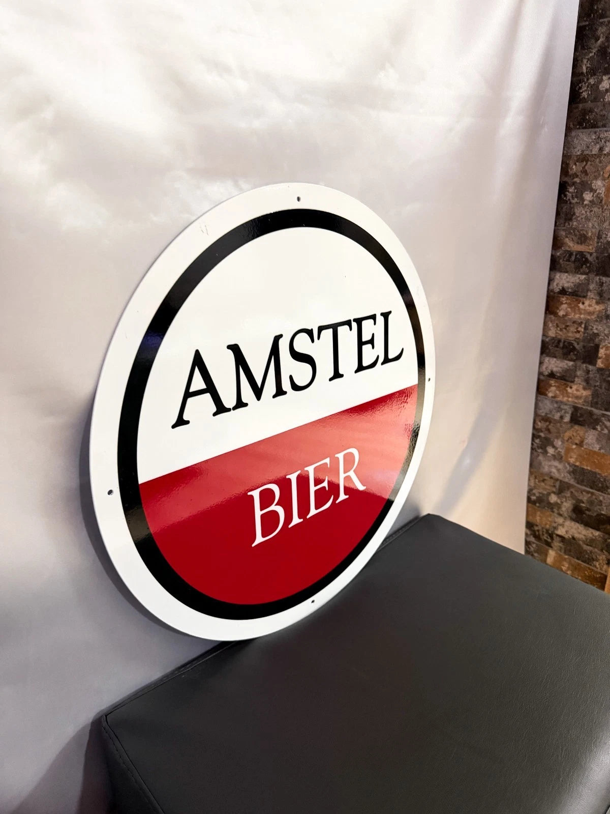 Amstel Bier - Classic Dutch Brewery Metal Tabela