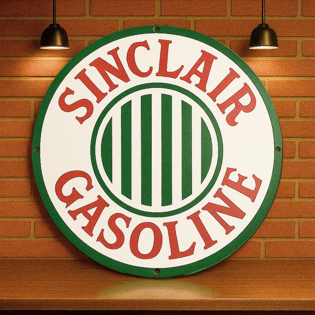 SINCLAIR GASOLINE Metal Tabela