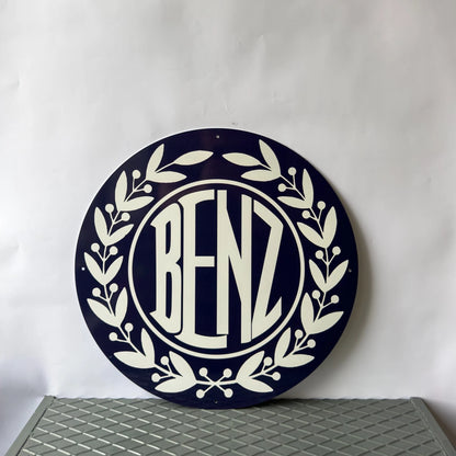 BENZ Laurel Emblem Metal Tabela