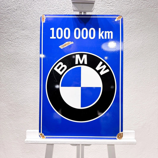 BMW 100 000 km Service Metal Tabela