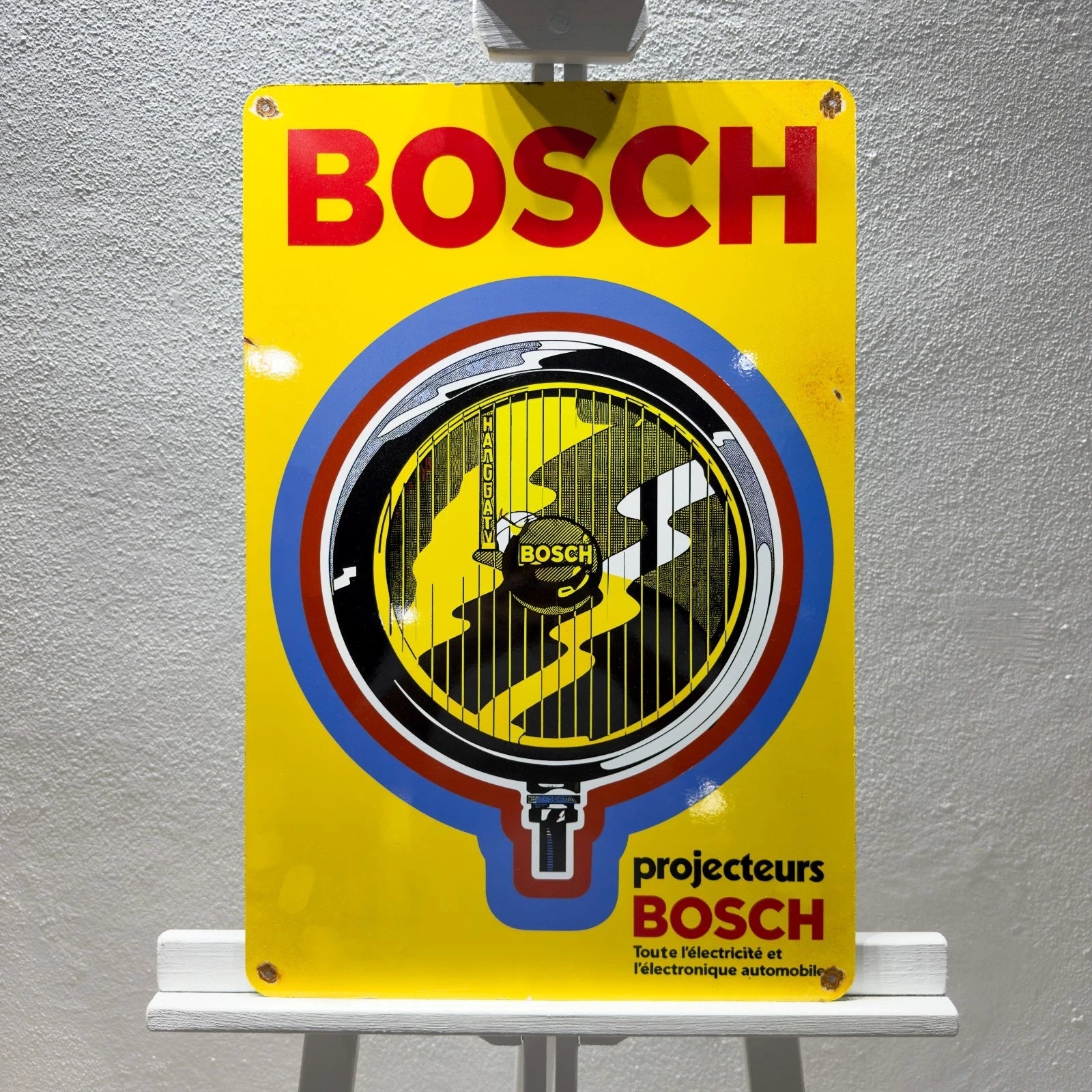 Bosch Rusty Headlamp Metal Tabela