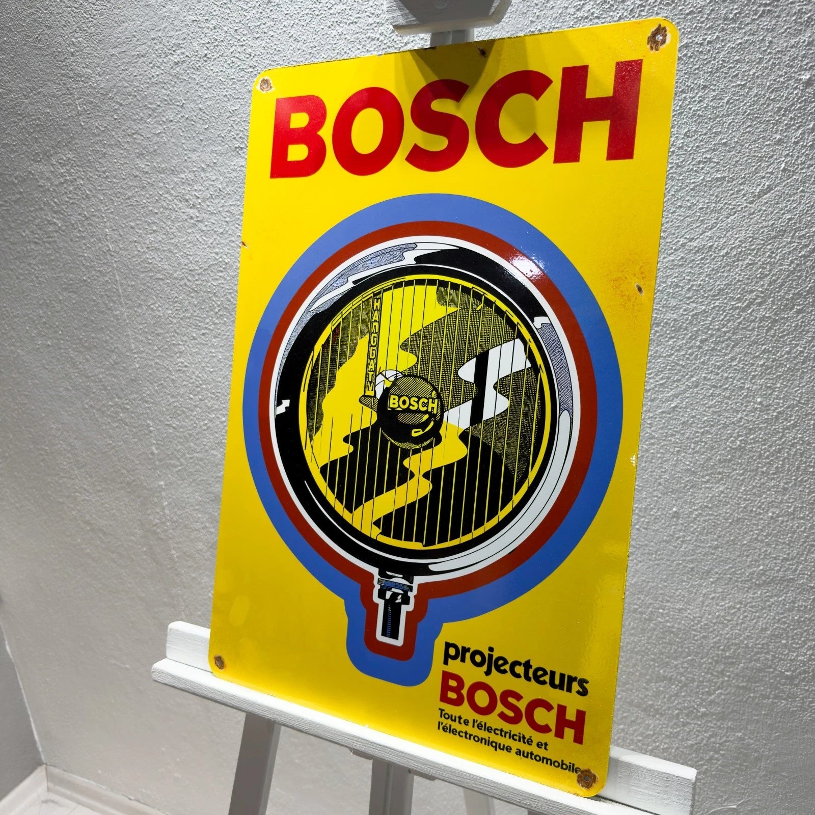 Bosch Rusty Headlamp Metal Tabela