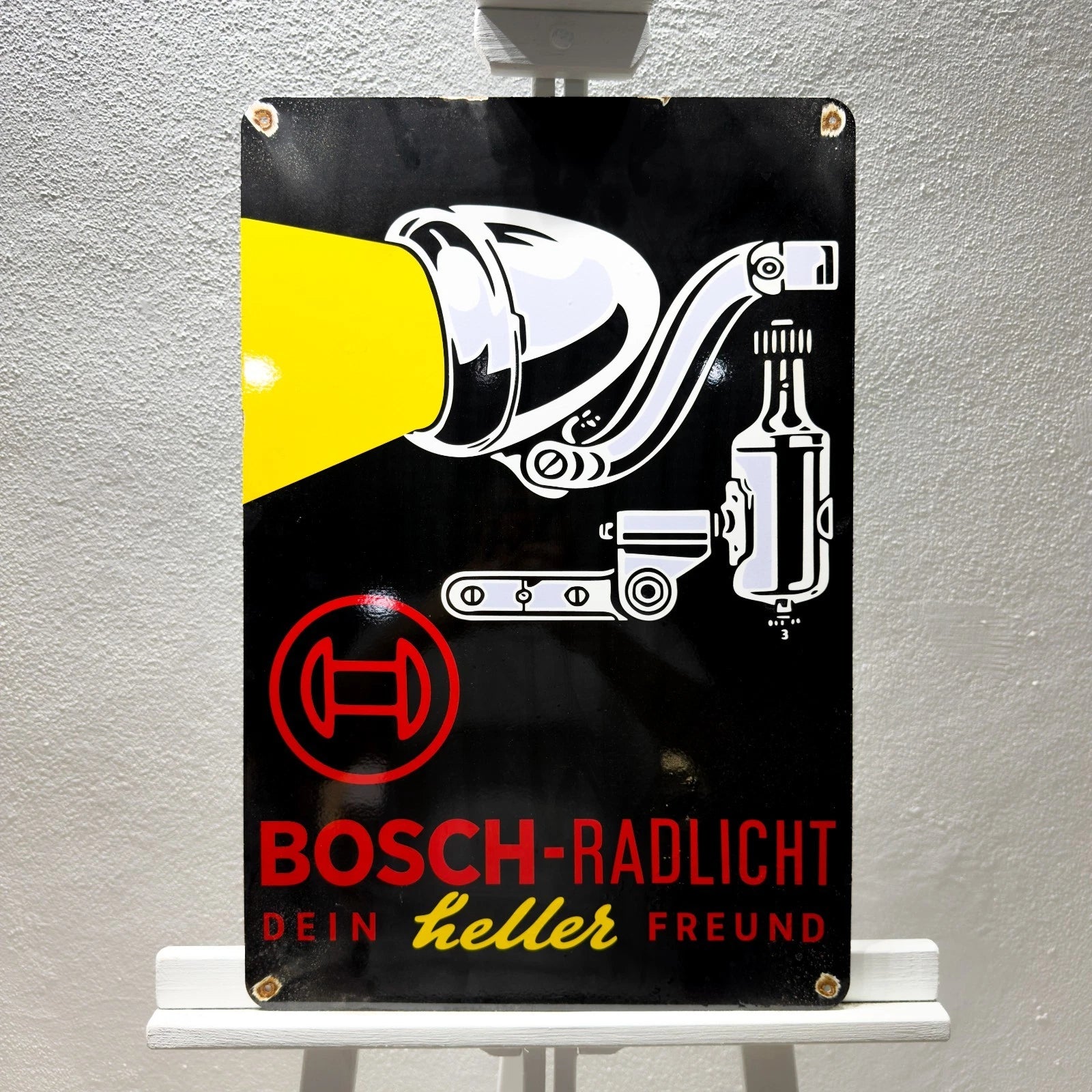 Bosch Rusty Radlicht Metal Tabela