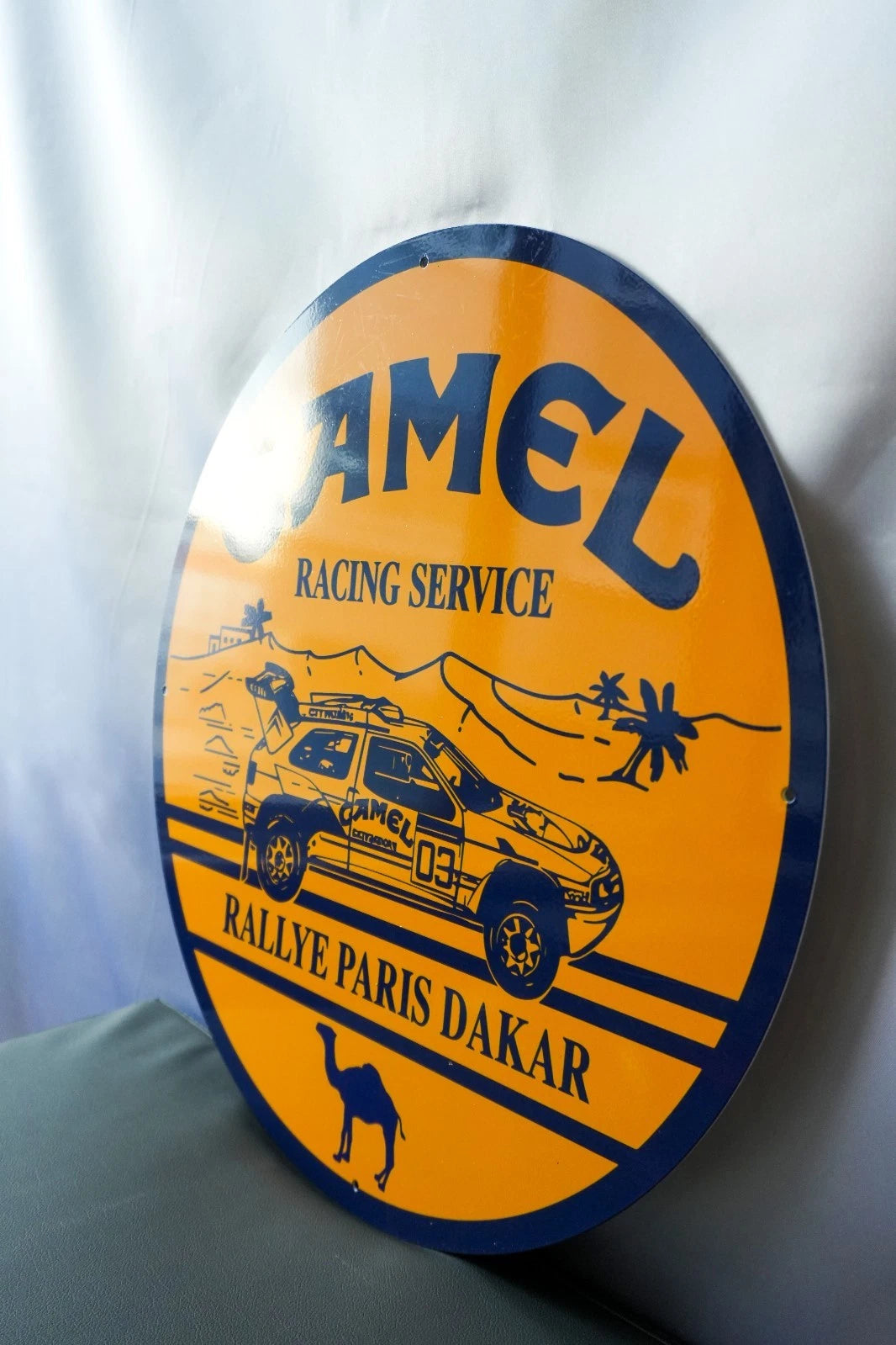 Camel Racing Service - Rallye Paris Dakar Metal Tabela