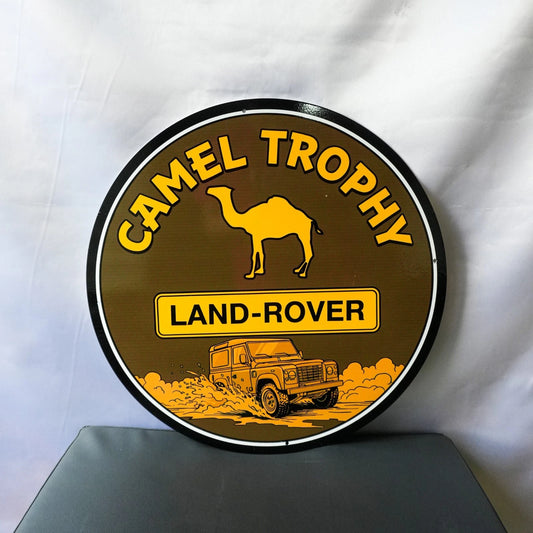 Camel Trophy Land Rover - Off-Road Adventure Metal Tabela