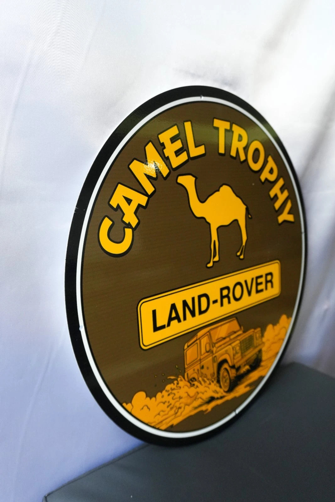 Camel Trophy Land Rover - Off-Road Adventure Metal Tabela