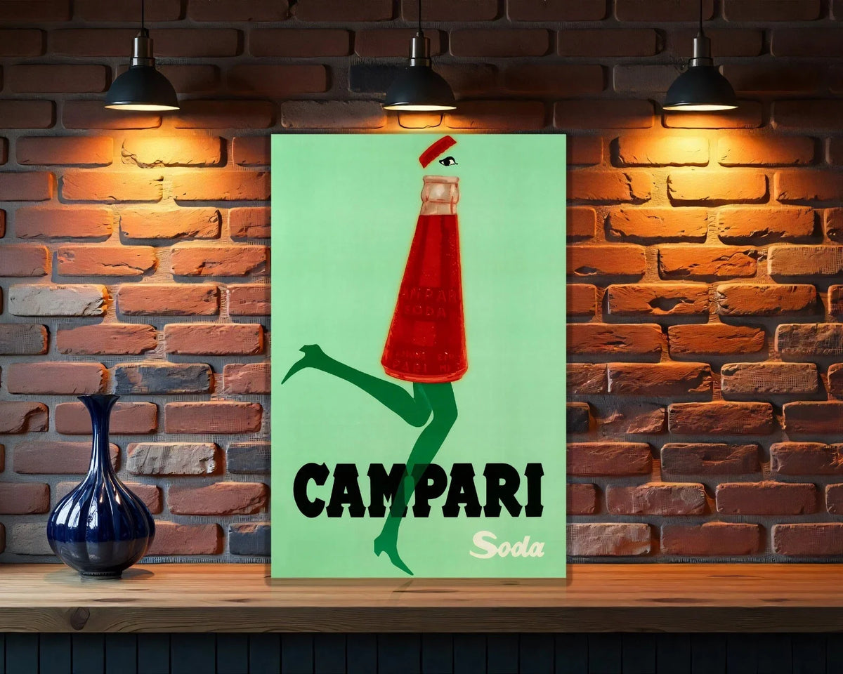Campari Soda Metal Tabela