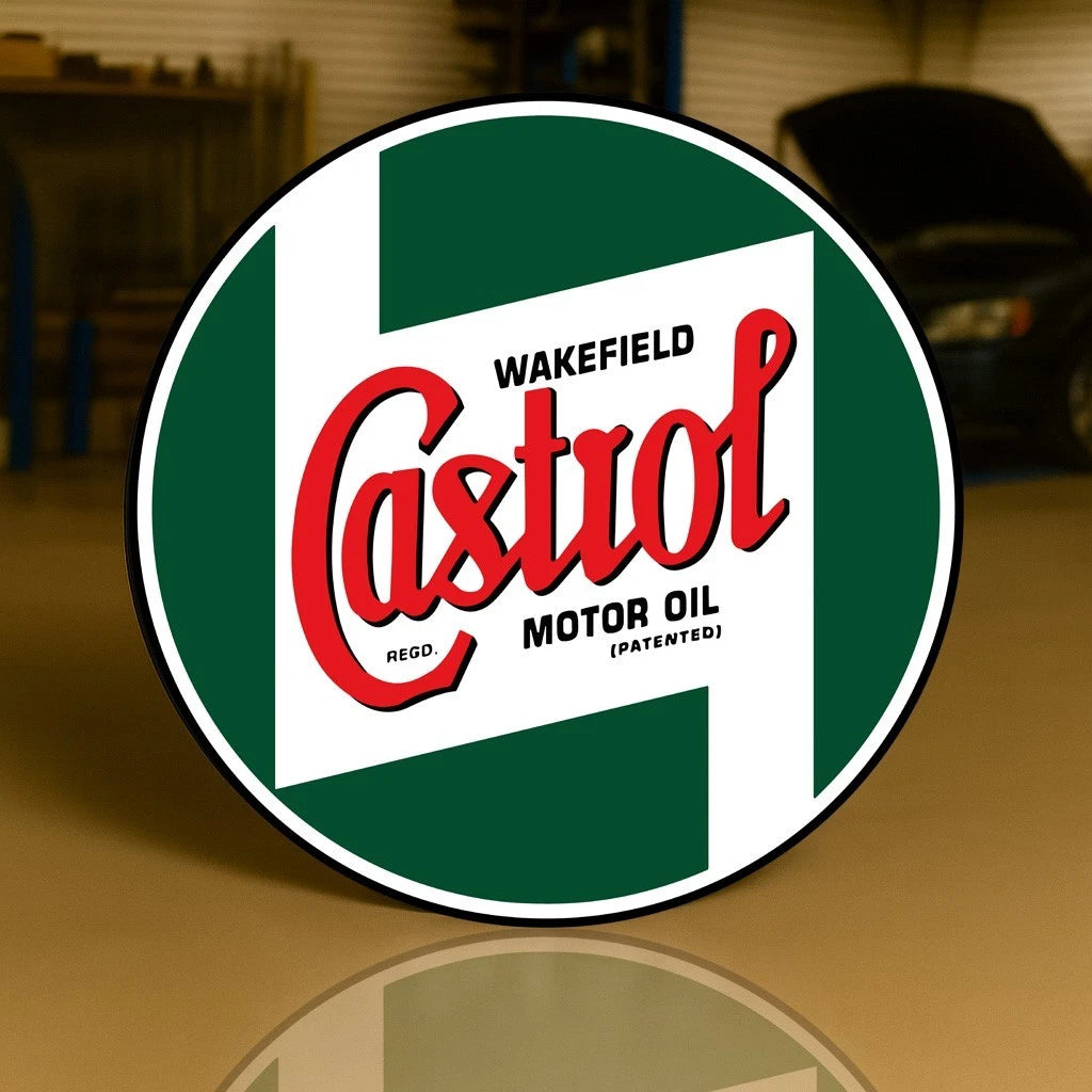 CASTROL WAKEFIELD MOTOR OIL Metal Tabela