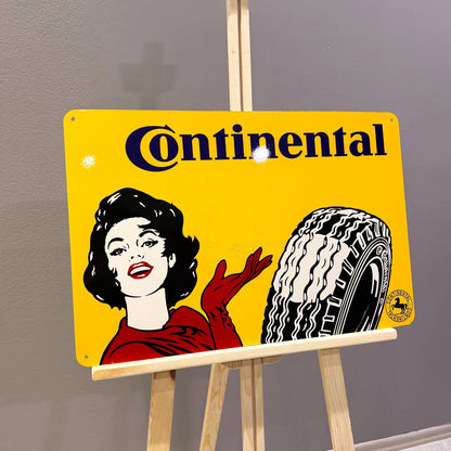 Continental Tyre Advertising Metal Tabela