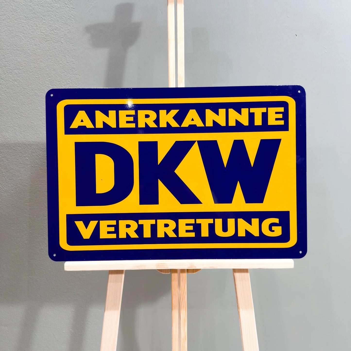 DKW Anerkannte Vertretung Dealer Metal Tabela