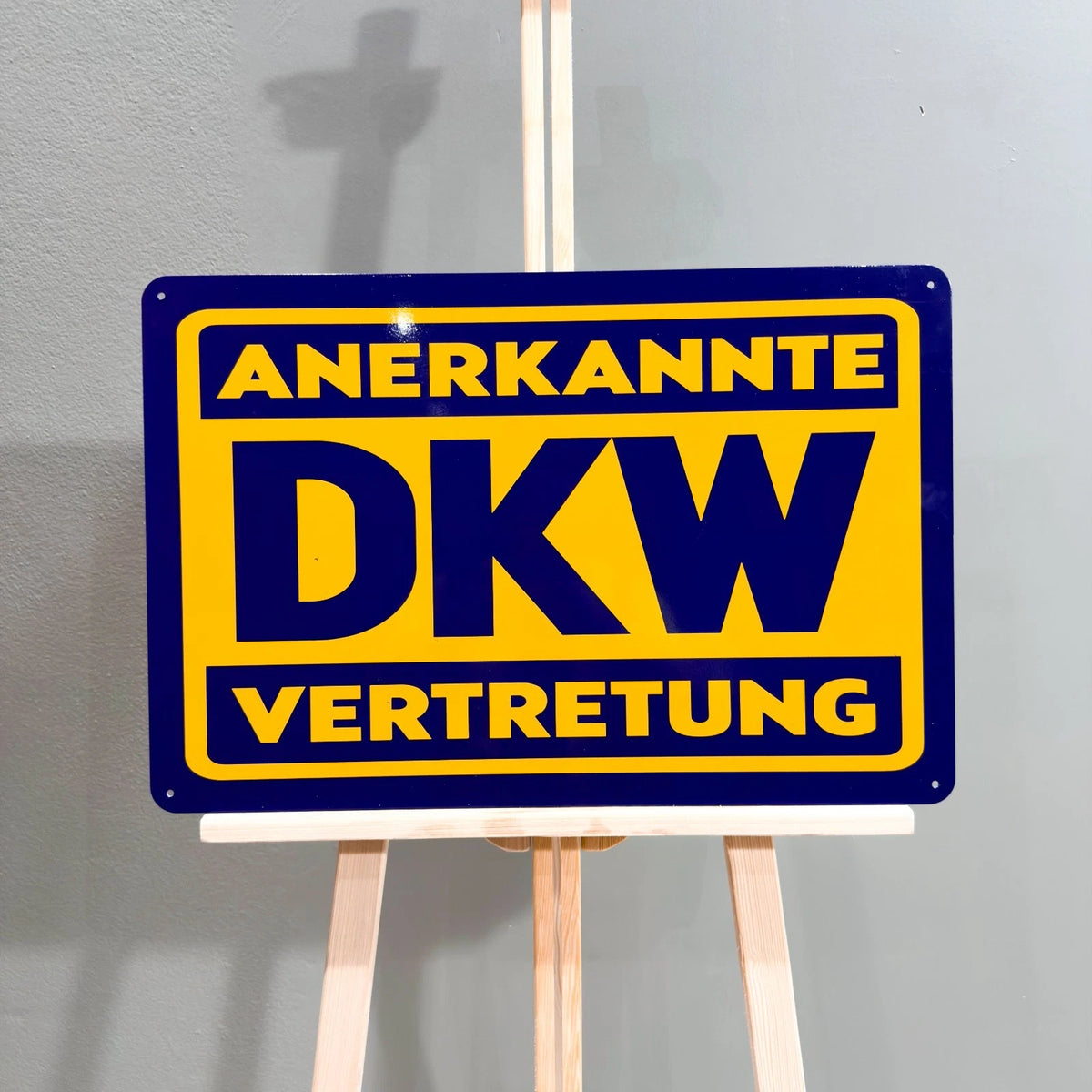 DKW Anerkannte Vertretung Dealer Metal Tabela