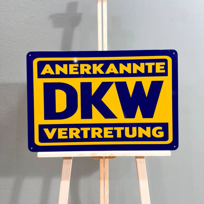 DKW Anerkannte Vertretung Dealer Metal Tabela