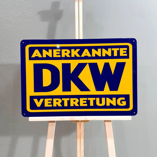 DKW Anerkannte Vertretung Dealer Metal Tabela