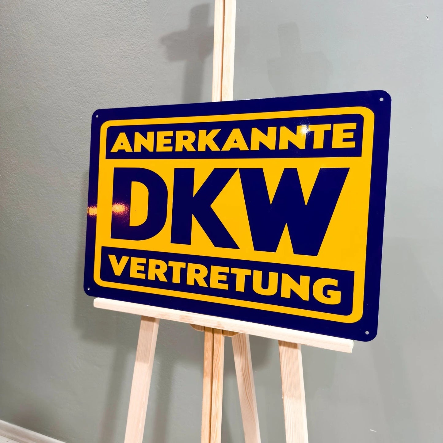 DKW Anerkannte Vertretung Dealer Metal Tabela