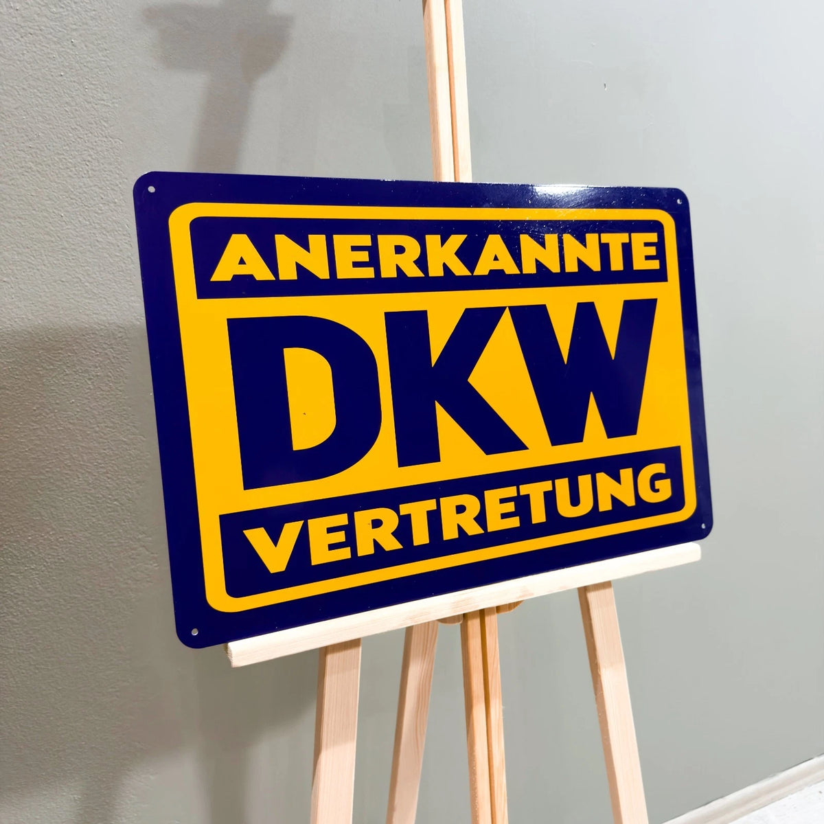 DKW Anerkannte Vertretung Dealer Metal Tabela