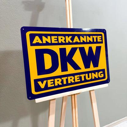 DKW Anerkannte Vertretung Dealer Metal Tabela