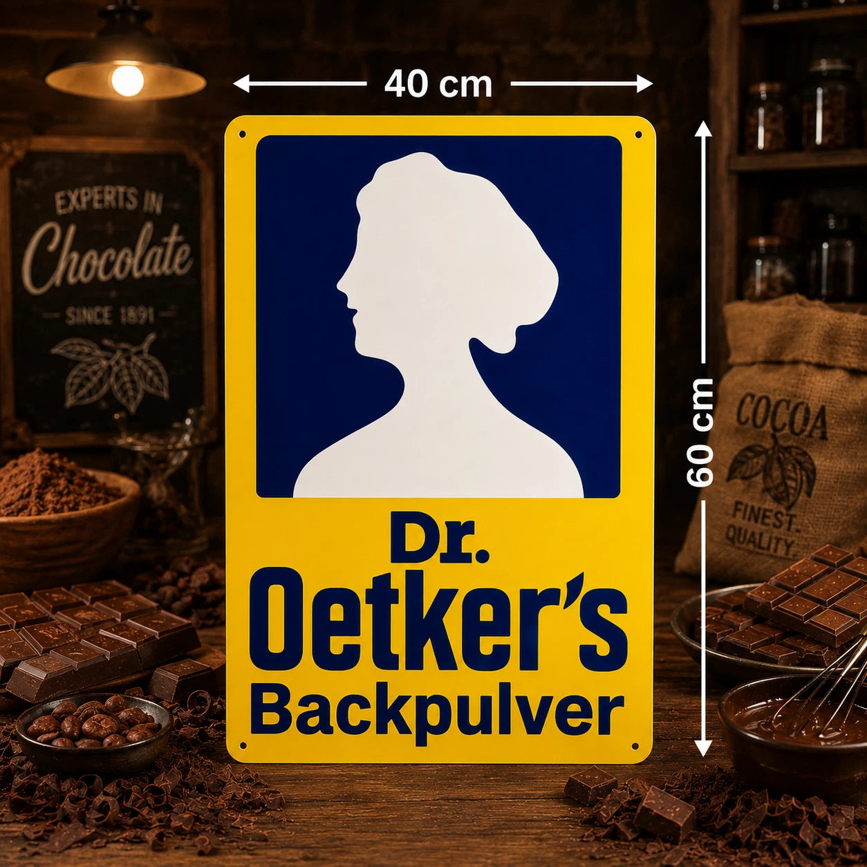Dr. Oetker Backpulver Metal Tabela