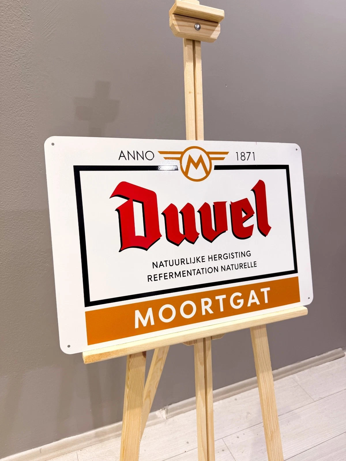 Duvel Moortgat Beer - Brewery Metal Tabela