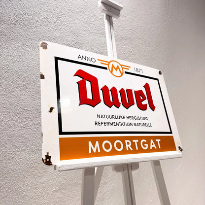 Duvel Moortgat Rusted Brewery Metal Tabela