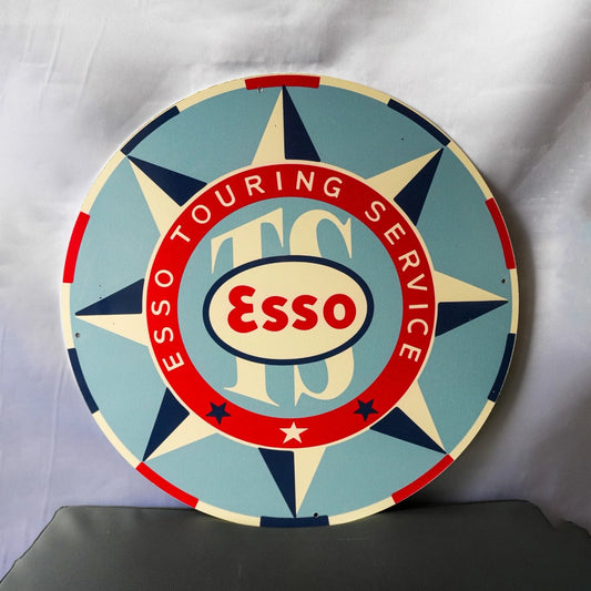 Esso Touring Service - Compass Star Metal Tabela