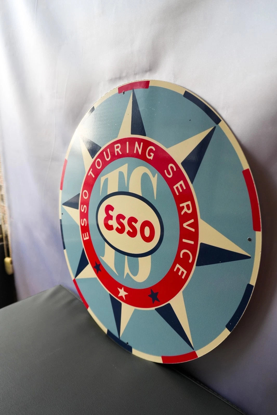 Esso Touring Service - Compass Star Metal Tabela