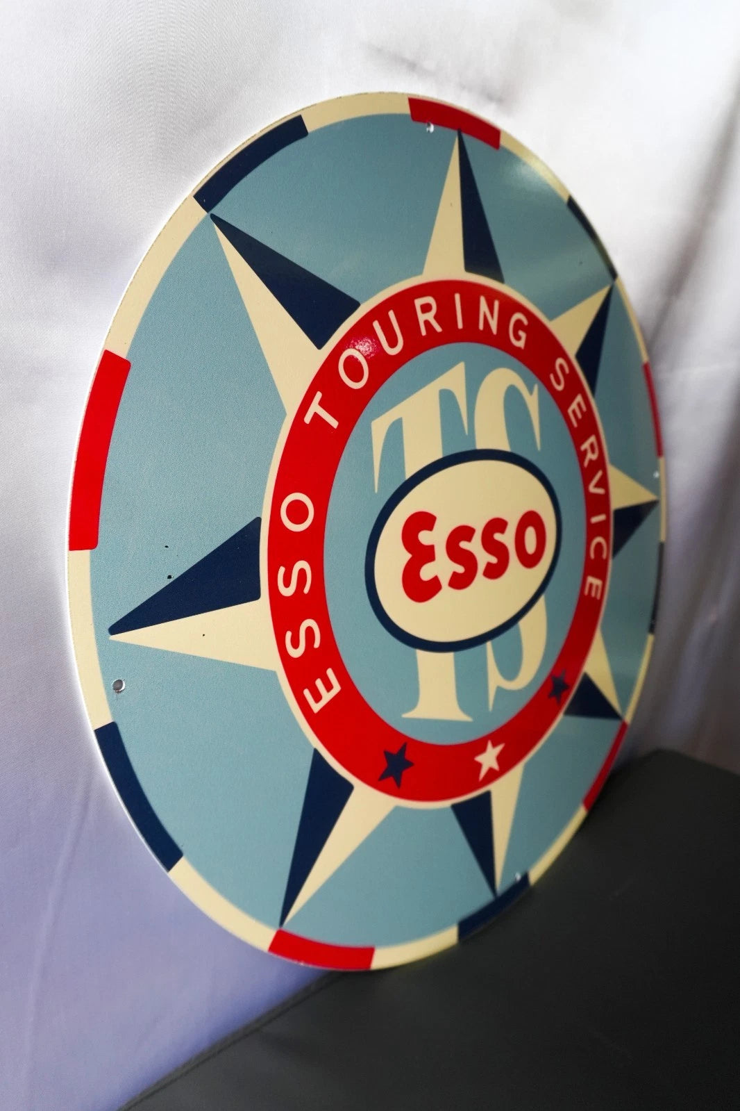 Esso Touring Service - Compass Star Metal Tabela