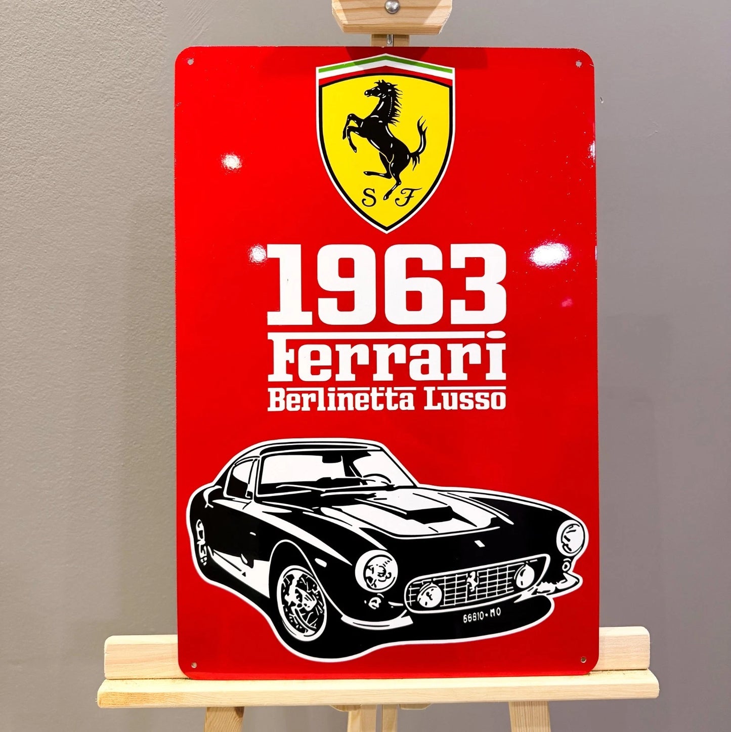 Ferrari 1963 Berlinetta Lusso Metal Tabela