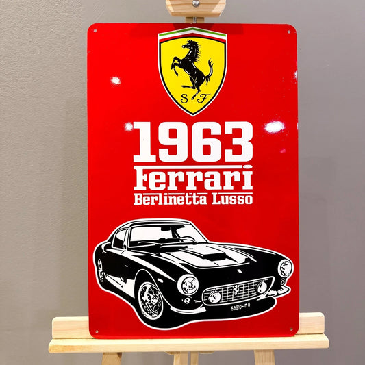 Ferrari 1963 Berlinetta Lusso Metal Tabela