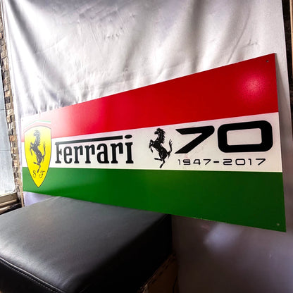 Ferrari 70th Anniversary Metal Tabela