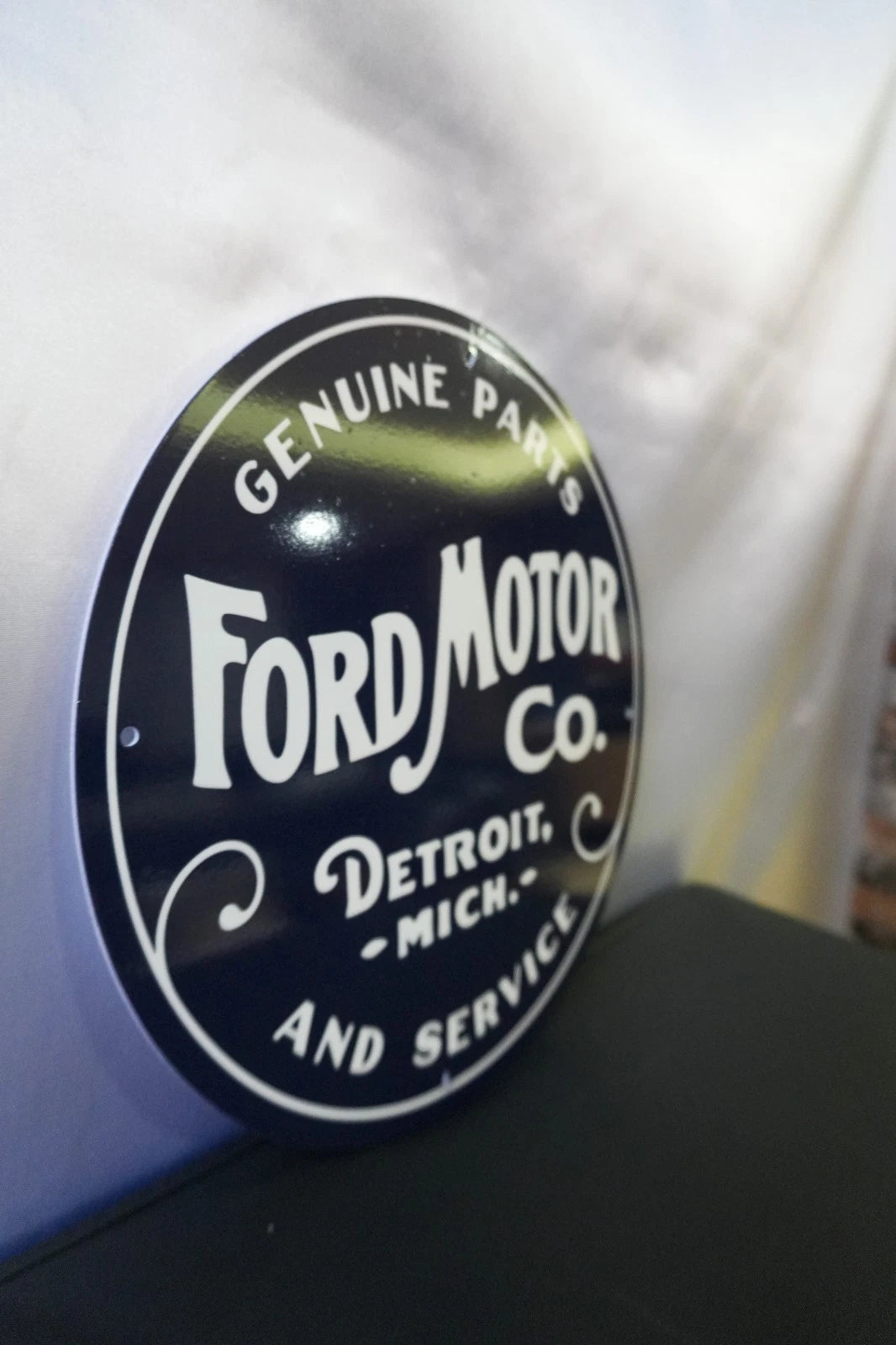 Ford Motor Co. Detroit - Genuine Parts & Service 30 CM Metal Tabela