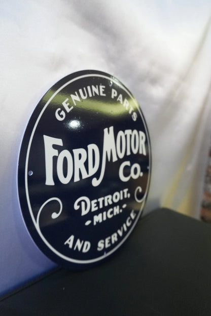 Ford Motor Co. Detroit - Genuine Parts & Service 30 CM Metal Tabela