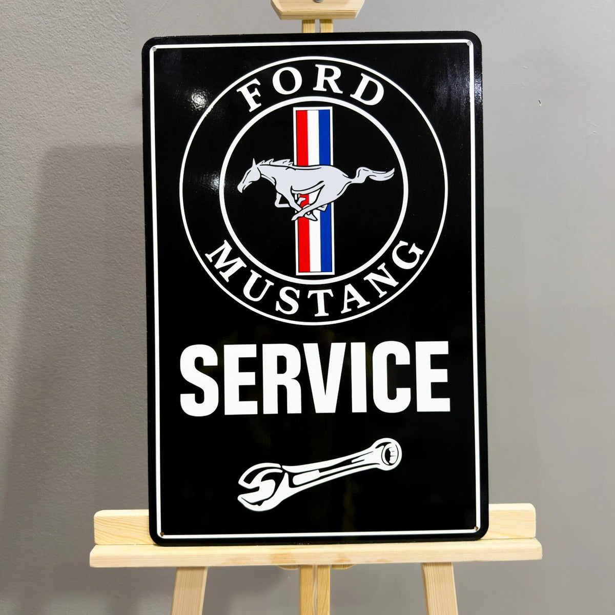 Ford Mustang Service Metal Tabela